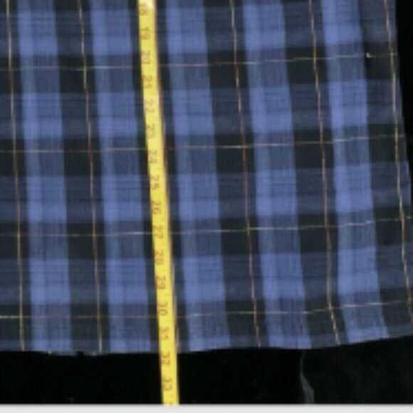 Tommy Jeans Mens XXL Blue Plaid Flannel Button Down Casual Shirt Excellent - Picture 6 of 8